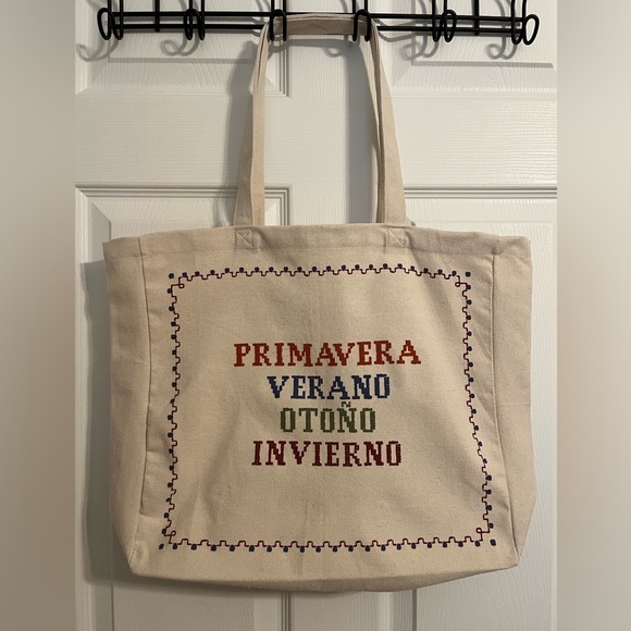 Handbags - Sezane Canvas Tote Bag